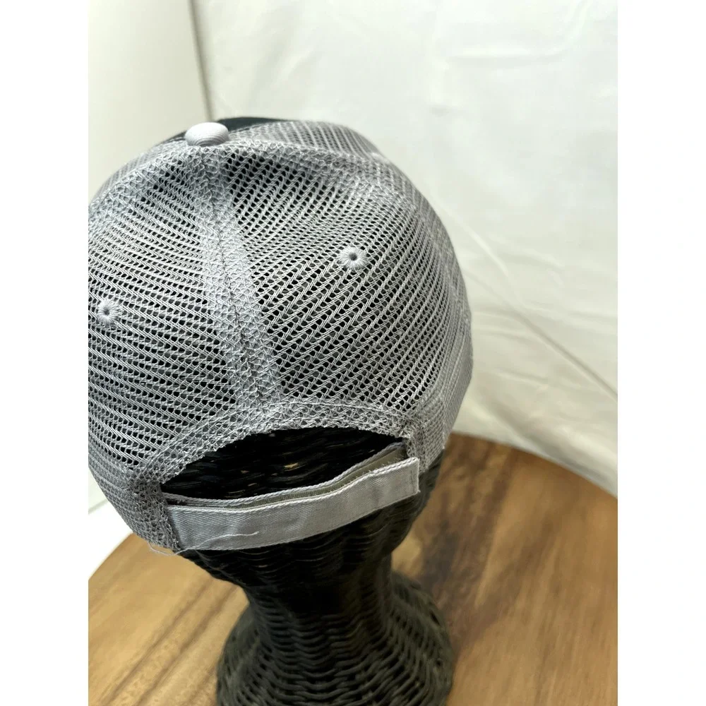 Jack Daniels‎ Tennessee Honey Hat Cap Black & Gray Strap Back Adjustable New